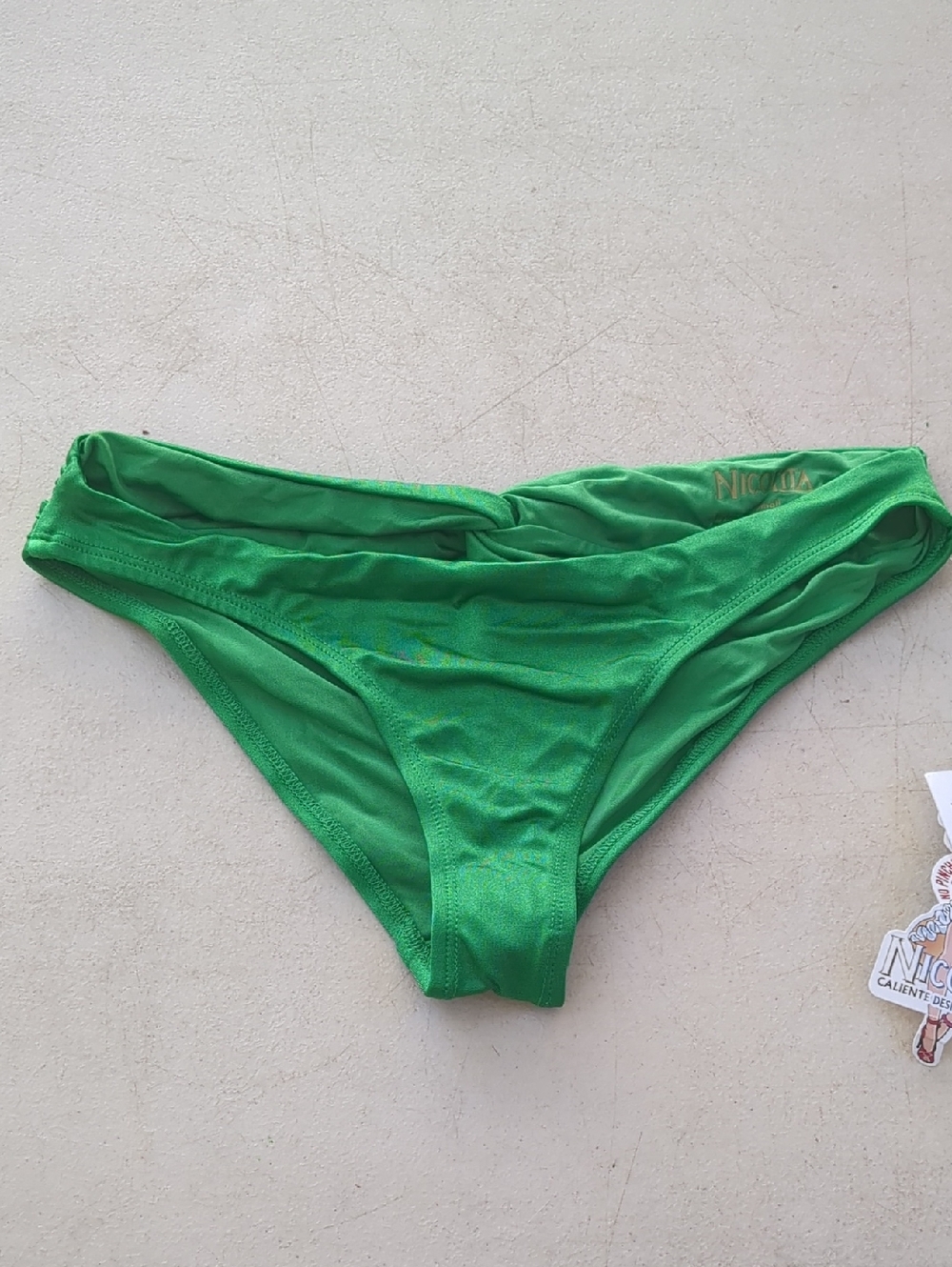 Nicolita Vibrant Green Bikini Bottom
